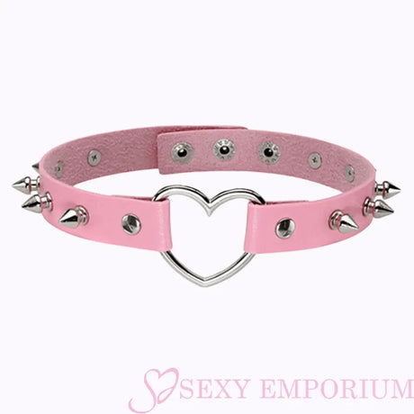 Sexy Love Heart Spiked Choker - Save 25% - Fast Shipping - Sale United Kingdom Stoke-on-trent