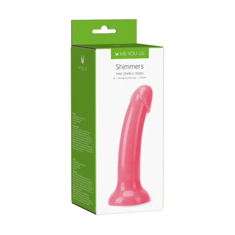Shimmering Sparkly Dong Pink 6 Inches - Save 25% - Pink - Fast Shipping - Dildo United Kingdom Stoke-on-trent