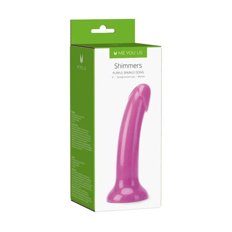 Shimmering Sparkly Dong Purple (6’’) - Save 30% - Fast Shipping - Dildo United Kingdom Stoke-on-trent