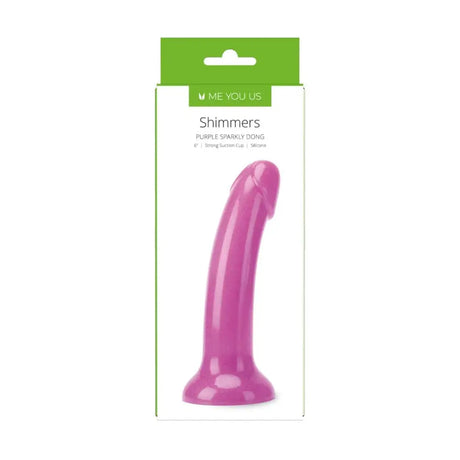 Shimmering Sparkly Dong Purple (6’’) - Save 30% - Fast Shipping - Dildo United Kingdom Stoke-on-trent