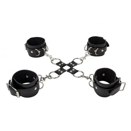 Shots Ouch Leather Hand and Leg Cuffs - Save 25% - and - Fast Shipping - Sale United Kingdom Stoke-on-trent