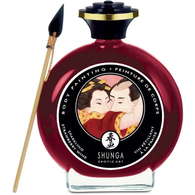 Shunga Edible Body Painting Champagne & Strawberries - Save 35% - Sale United Kingdom Stoke-on-trent