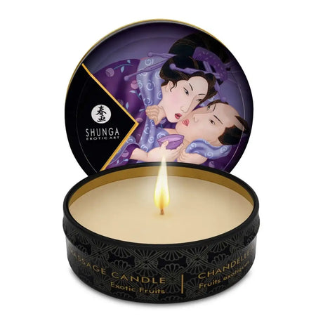 Shunga Mini Candlelight Massage Candles 30ml Libido / Exotic Fruits - Save 25% - Sale United Kingdom Stoke-on-trent