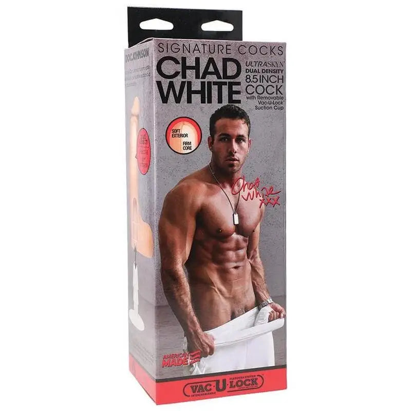 Signature Cocks Chad White Vanilla - Save 20% - Fast Shipping - Dildo United Kingdom Stoke-on-trent