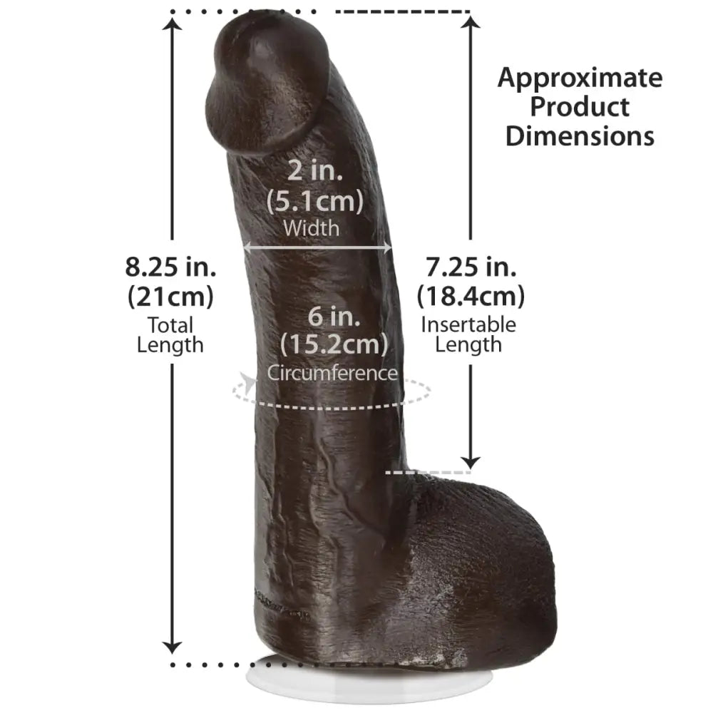 Signature Cocks Mr Marcus Cock and Balls with Removable Vac u Lock Suction Cup Black 9 Inch - Save 20% - and with u - Dildo United Kingdom