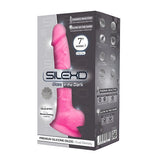 Silexd 7 orlach glow sa dildo dé -dlúis silicone réadúla dorcha le cupán súchán agus liathróidí bándearg