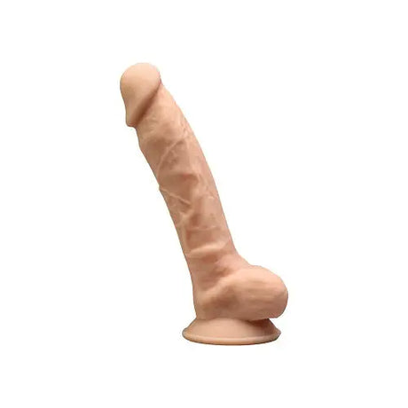 Silexd 7 Inch Realistic Silicone Dual Density Dildo with Suction Cup and Balls - Dildos - Save 25% - Silexd Inch - United Kingdom