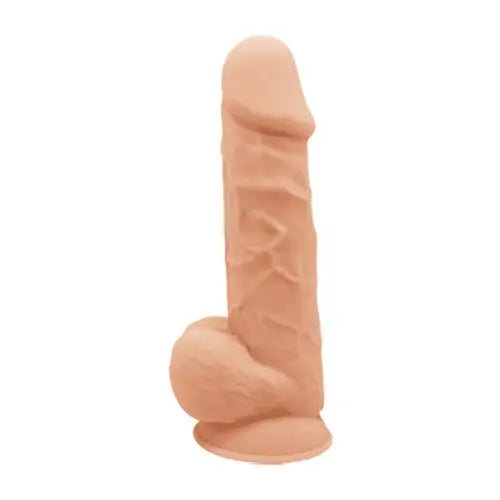 Silexd 8.5 Inch Realistic Vibrating Silicone Dual Density Girthy Dildo with Suction Cup Balls - Dildos - Save 30% - Silexd Inch - United