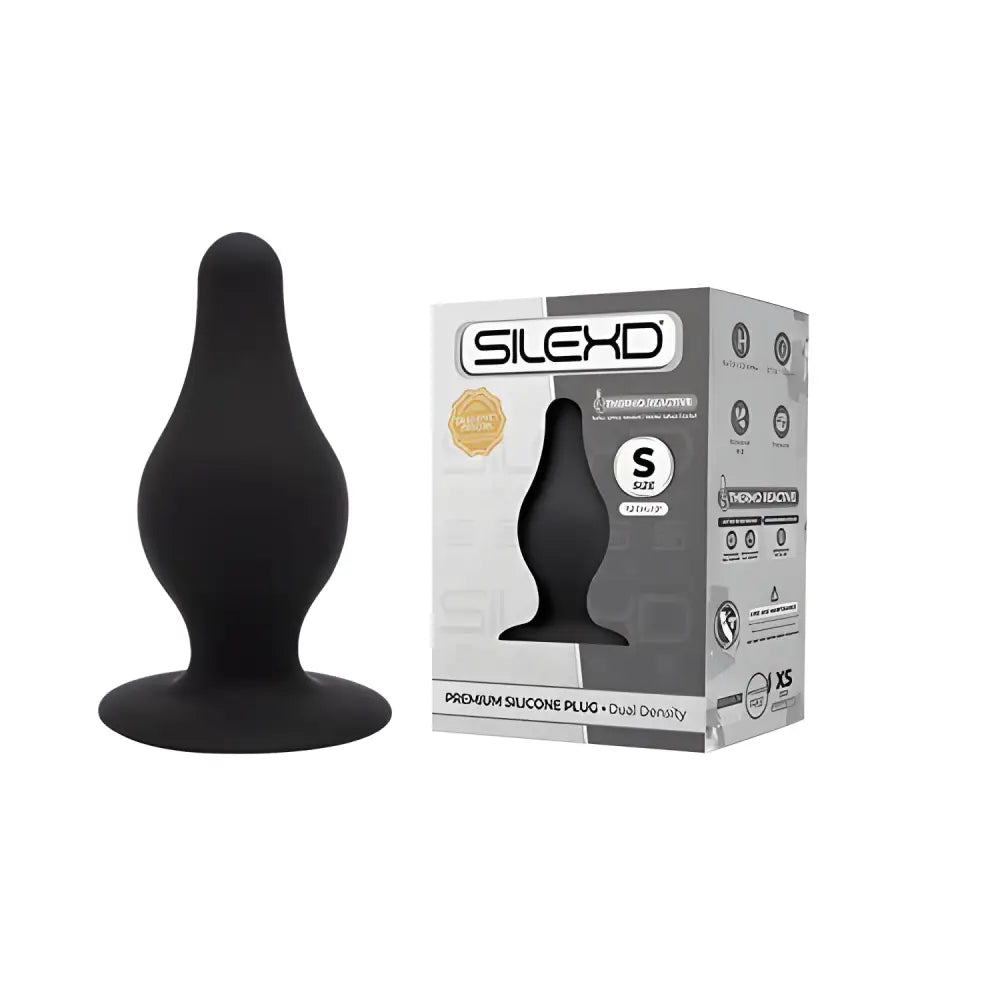 Silexd Dual Density Tapered Silicone Butt Plug Small - Plugs - Save 25% - Silexd - Fast Shipping - Sale United Kingdom Stoke-on-trent
