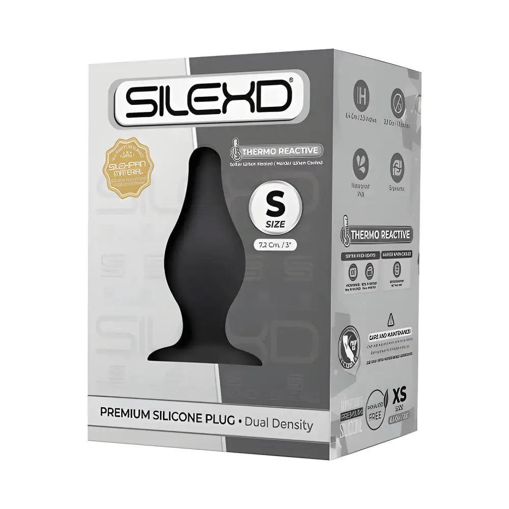 Silexd Dual Density Tapered Silicone Butt Plug Small - Plugs - Save 25% - Silexd - Fast Shipping - Sale United Kingdom Stoke-on-trent