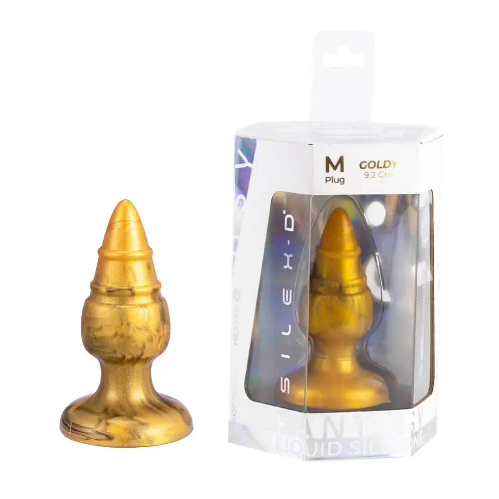 Silexd Fantasy Collection Goldy Butt Plug Medium - Save 15% - Dildos United Kingdom Stoke-on-trent