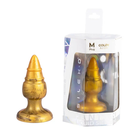 Silexd Fantasy Collection Goldy Butt Plug Medium - Save 15% - Dildos United Kingdom Stoke-on-trent