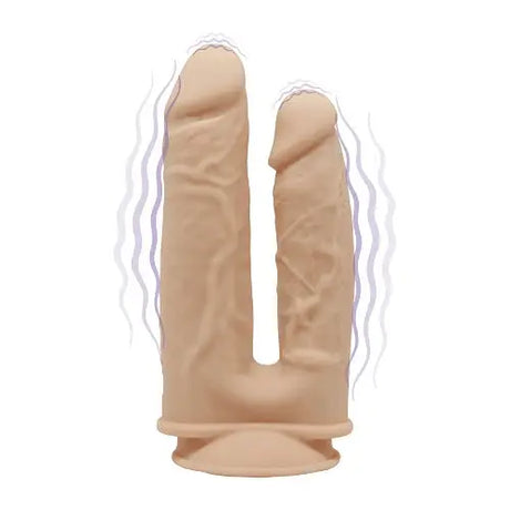 Silexd Realistic Vibrating Double Penetrator - Ended Dildos - Save 25% - Silexd - Fast Shipping - Anal United Kingdom Stoke-on-trent