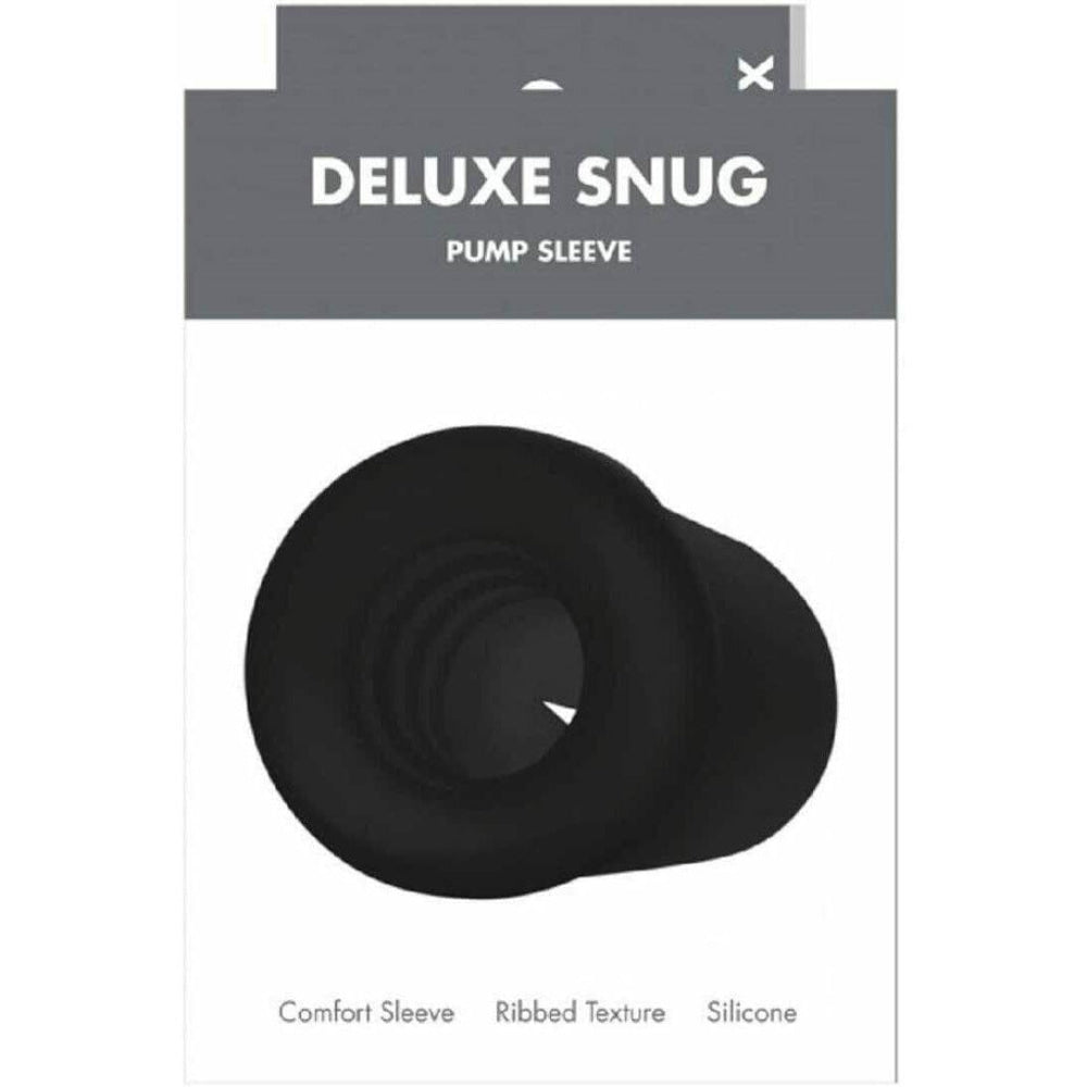 Silicone Snug Penis Pump Sleeve Black