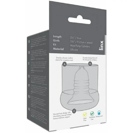 Silicone Snug Penis Pump Sleeve Black - Save 25% - Fast Shipping - Sale United Kingdom Stoke-on-trent