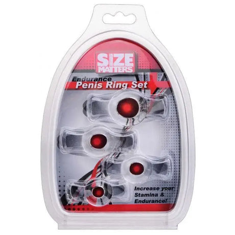 Size Matters Endurance Penis Ring Set - Save 25% - Fast Shipping - Sale United Kingdom Stoke-on-trent