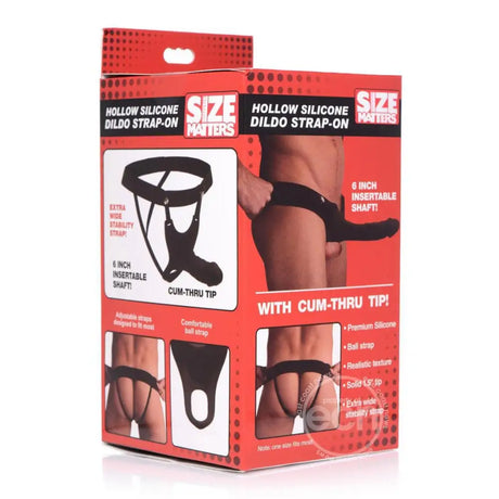 Size Matters Hollow Silicone Dildo Strapon - Save 25% - Strapon - Fast Shipping - United Kingdom Stoke-on-trent