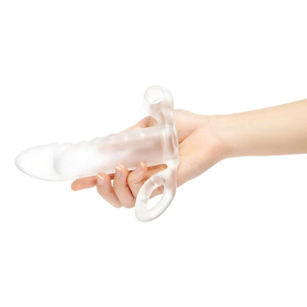Size Up Clear Penis Vibrating 2 Inch Extender - Save 30% - Fast Shipping - Sale United Kingdom Stoke-on-trent