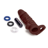 Size Up Silicone Vibrating Realistic 1 Inch Extender - Save 20% - Sale