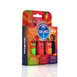 Skins 12ml Fruity 3 Pack Flavoured Sex Toy Lube – Watermelon Strawberry & Mango - Save 20% - Sale United Kingdom Stoke-on-trent