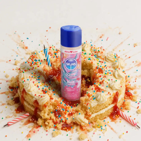 Skins Birthday Cake Water Based Lubricant 130ml - Save 10% - Sale United Kingdom Stoke-on-trent