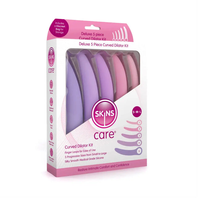 Skins Care - Curved Dilators - 5pc Set - Save 5% - Fast Shipping - Dildos United Kingdom Stoke-on-trent