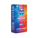 Skins Condoms Assorted 16 Pack - D&r Nat Ut - Save 25% - D&r Nat Ut - Fast Shipping - Sale United Kingdom Stoke-on-trent