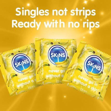 Skins Condoms Banana 8 Pack - Save 20% - Fast Shipping - Sale United Kingdom Stoke-on-trent
