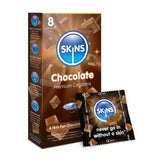 Skins Condoms Chocolate 8 Pack - Save 20% - Fast Shipping - Sale United Kingdom Stoke-on-trent
