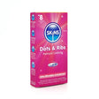 Skins Condoms Dots & Ribs 8 Pack - Save 20% - Fast Shipping - Sale United Kingdom Stoke-on-trent