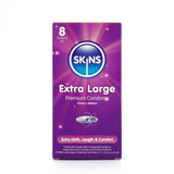 Skins Condoms Extra Large 8 Pack - Save 20% - Fast Shipping - Sale United Kingdom Stoke-on-trent