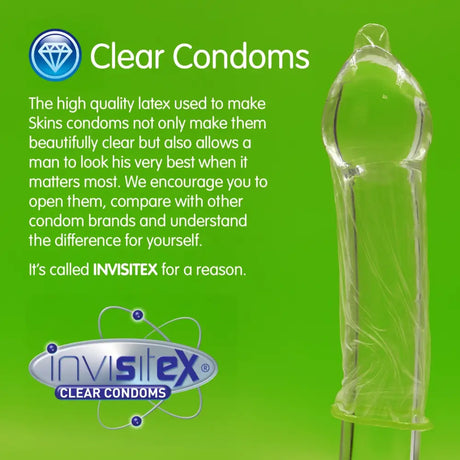 Skins Condoms Mint 8 Pack - Save 20% - Fast Shipping - Sale United Kingdom Stoke-on-trent