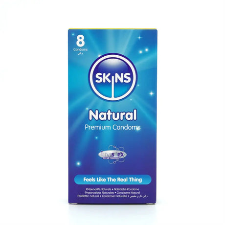 Skins Condoms Natural 8 Pack - Save 20% - Fast Shipping - Sale United Kingdom Stoke-on-trent