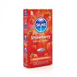 Skins Condoms Strawberry 8 Pack - Save 20% - Fast Shipping - Sale United Kingdom Stoke-on-trent