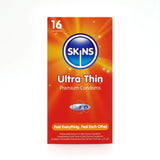 Skins Condoms Ultra Thin 16 Pack - Save 25% - Fast Shipping - Sale United Kingdom Stoke-on-trent