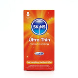 Skins Condoms Ultra Thin 8 Pack - Save 20% - Fast Shipping - Sale United Kingdom Stoke-on-trent