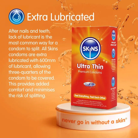 Skins Condoms Ultra Thin 8 Pack - Save 20% - Fast Shipping - Sale United Kingdom Stoke-on-trent