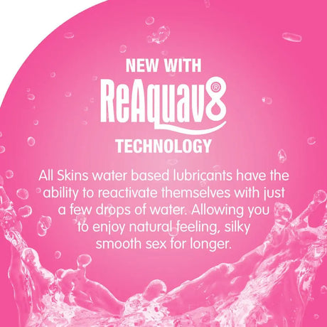 Skins Juicy Bubblegum Blast Waterbased Lubricant 130ml - Save 25% - Fast Shipping - Sale United Kingdom Stoke-on-trent