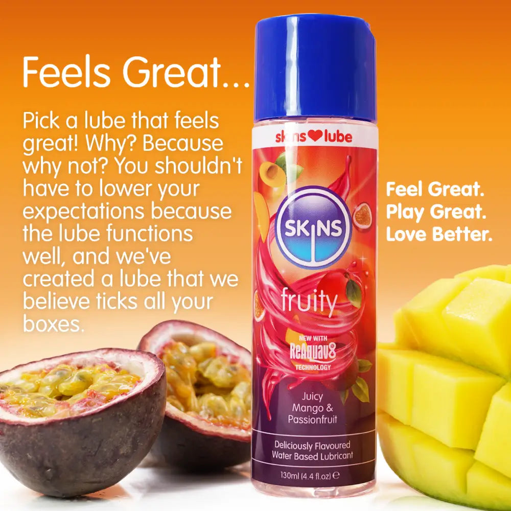 Skins Mango & Passionfruit Water Based Lubricant - 5ml Foil - Save 25% - Fast - Sale United Kingdom Stoke-on-trent