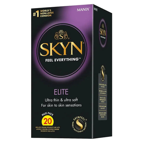 Skyn Latex Free Condoms Elite 20 Pack - Save 30% - Skyn - Fast Shipping - Sale United Kingdom Stoke-on-trent