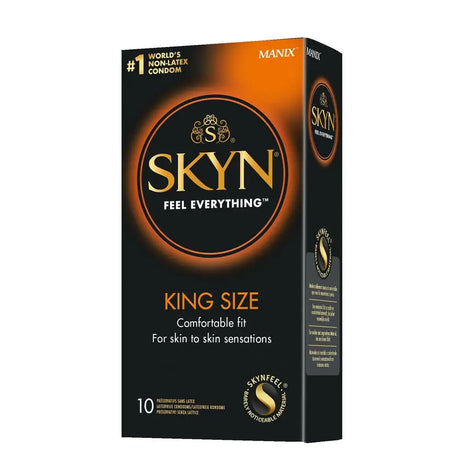 Skyn Latex Free Condoms King Size 10 Pack - Save 30% - Skyn - Fast Shipping - Sale United Kingdom Stoke-on-trent