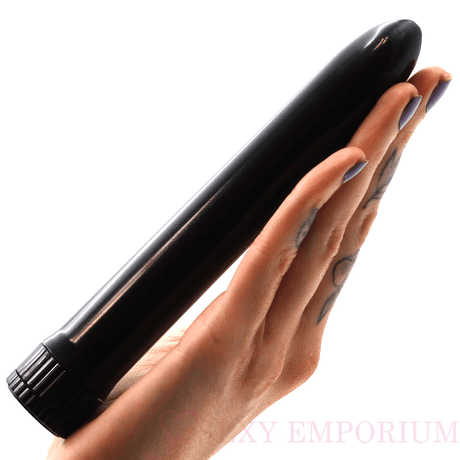 Sleek 7 Inch Multi-Speed Vibrator Black
