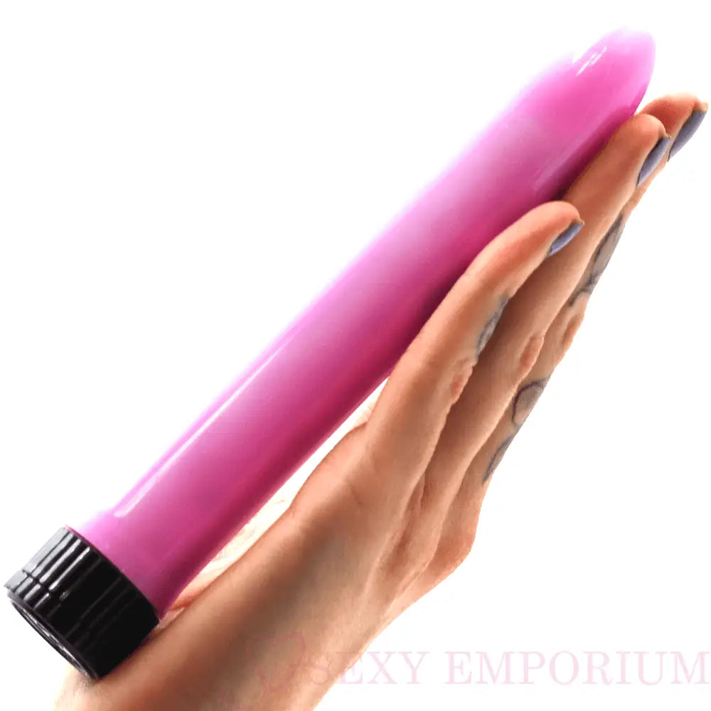 Sleek 7 Inch Multi-speed Vibrator Pink - Save 25% - Multi-speed - Fast Shipping - United Kingdom Stoke-on-trent