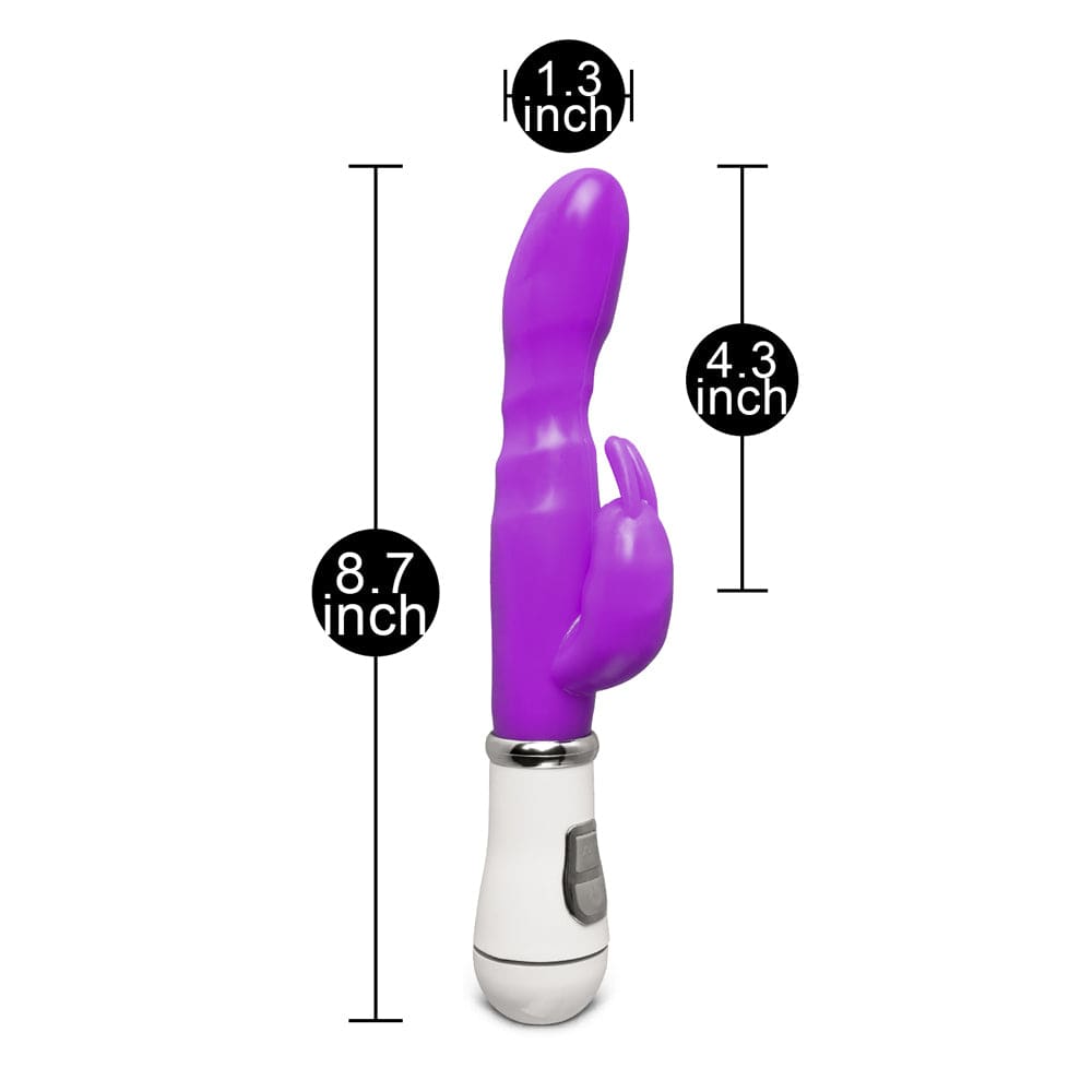 Slim Gspot Twelve Speed Rabbit Vibrator Purple - Save 25%