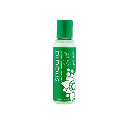 Sliquid Naturals Swirl Flavoured Lubricants-green Apple 59ml - Lubricant - Save 25% - Sale