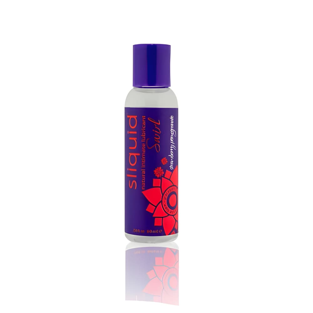 Sliquid Naturals Swirl Flavoured Lubricants-strawberry Pomegranate 59ml - Lubricant - Save 20% - Sale