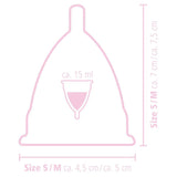 Smooth Glide Tiny Cup Menstrual Cup Transparent Medium