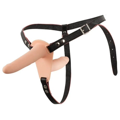 Soft Touch Silicone Rechargeable Vibrating Double Strap - Save 20% - Dildo United Kingdom Stoke-on-trent