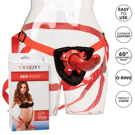 Sophias Red Rider Strap on Dildo - Save 15% - on - Fast Shipping - United Kingdom Stoke-on-trent