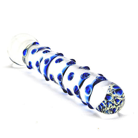 Spektrum nubby strukturert glassdildo